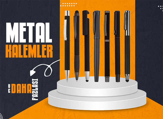 Metal Tükenmez Kalemler
